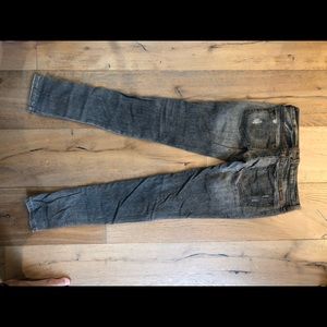 Frankie B distressed grey jeans